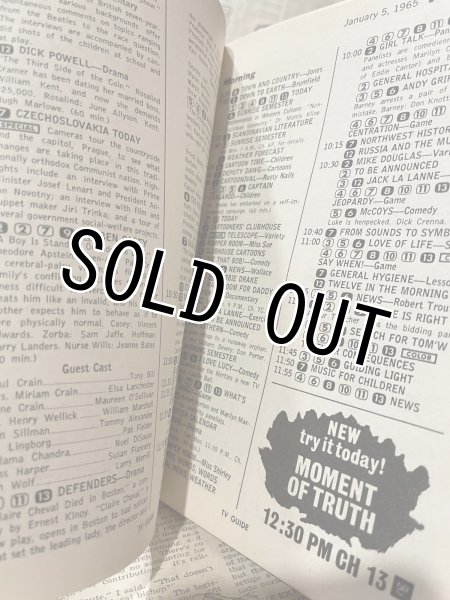 画像2: TV GUIDE(1964/JAN. 2-8) BK-118 (2)