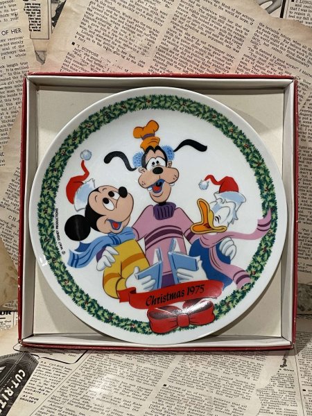 画像1: Mickey Mouse/Ceramic Plate(1975) DI-186 (1)