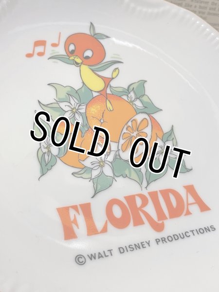 画像3: Florida Orange Bird/Ceramic Plate(70s) DI-187 (3)