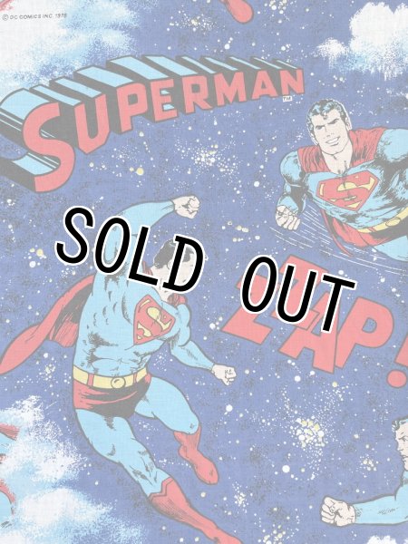 画像2: Flat Sheet Fabric(70s/Superman) (2)
