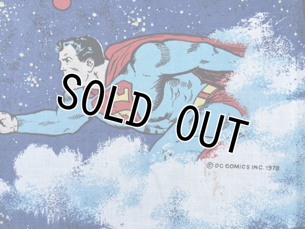 画像3: Flat Sheet Fabric(70s/Superman) (3)