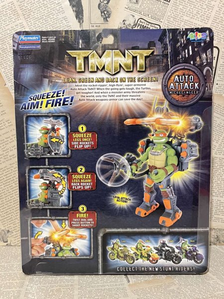 画像3: TMNT/Action Figure(2007/Auto Attack Mike/MOC) TM-056 (3)