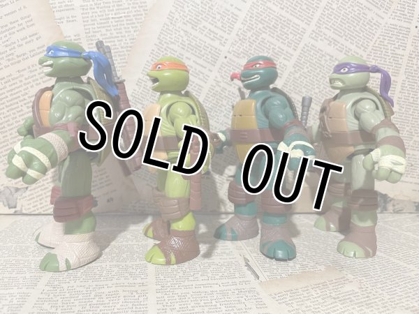 画像2: TMNT/Power Sound FX Turtles set(2012/Loose) TM-070 (2)