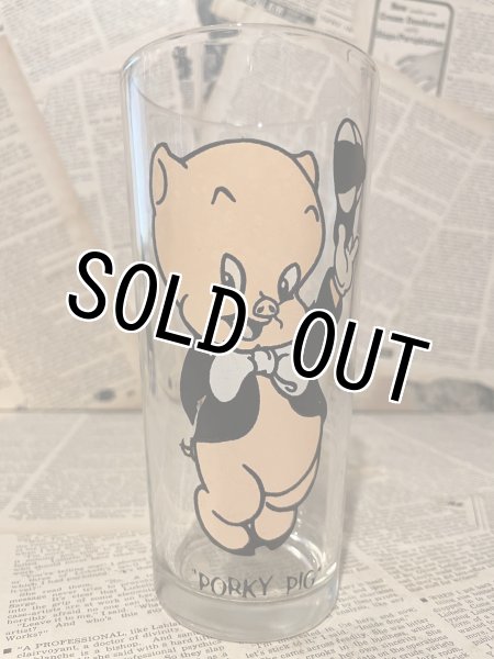 画像1: Porky Pig/Glass(70s/Pepsi) (1)