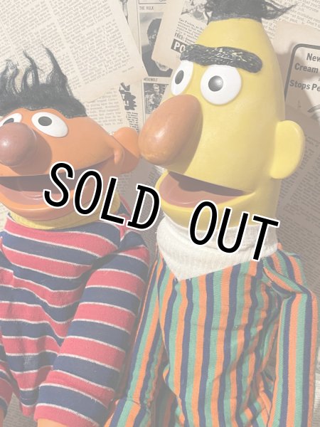 画像2: Sesame Street/Hand Puppet set(70s/Ernie & Bert) (2)