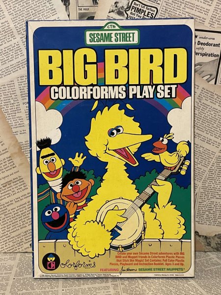 画像1: Sesame Street/Colorforms Playset(80s) (1)