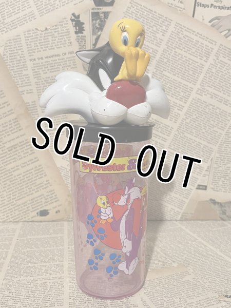 画像1: Tweety & Sylvester Cat/Drink Bottle(90s) (1)