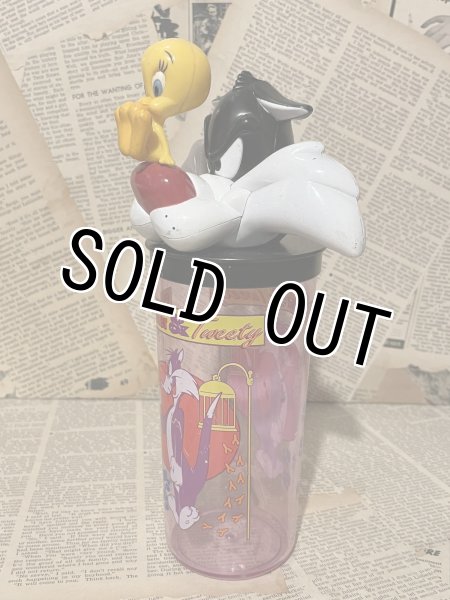 画像2: Tweety & Sylvester Cat/Drink Bottle(90s) (2)