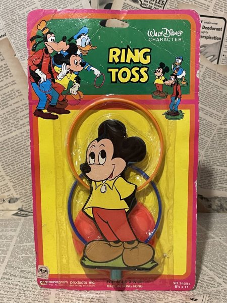 画像1: Mickey Mouse/Ring Toss Toy(70s/MOC) DI-494 (1)