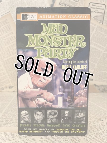 画像1: VHS Tape(Mad Monster Party) (1)