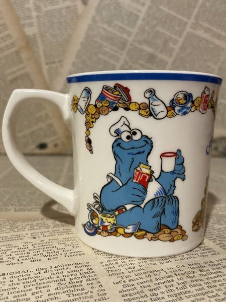 画像3: Sesame Street/Ceramic Mug(70s/Cookie Monster) JH-027 (3)