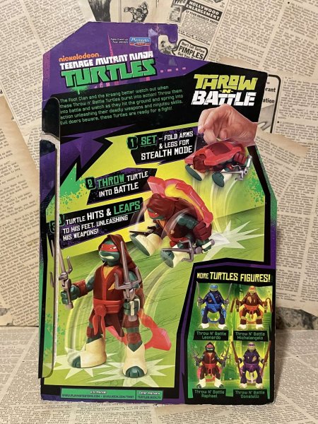 画像3: TMNT/Action Figure(2013/Throw n' Battle Leo/with card) TM-062 (3)