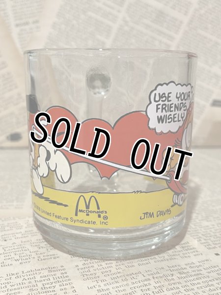 画像2: Garfield/Glass Mug(70s/McD/A) (2)