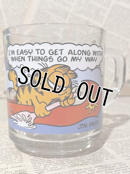 画像1: Garfield/Glass Mug(70s/McD/B) (1)