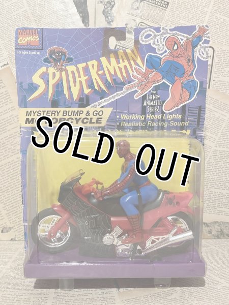 Spider-Man/Mystery Bump & Go Motorcycle(90s/MOC) - 2000toys