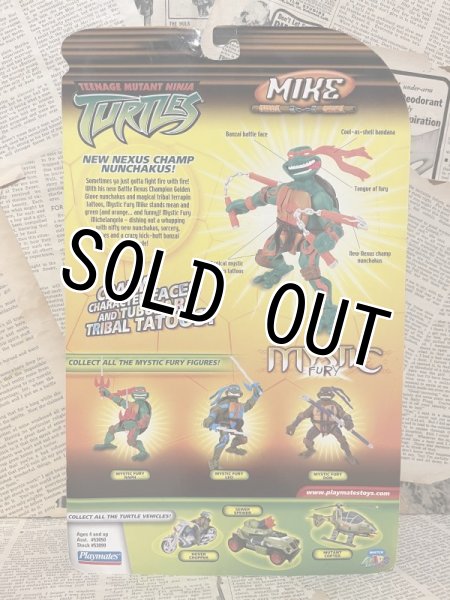 画像3: TMNT/Action Figure(2005/Mystic Fury Mike/MOC) (3)