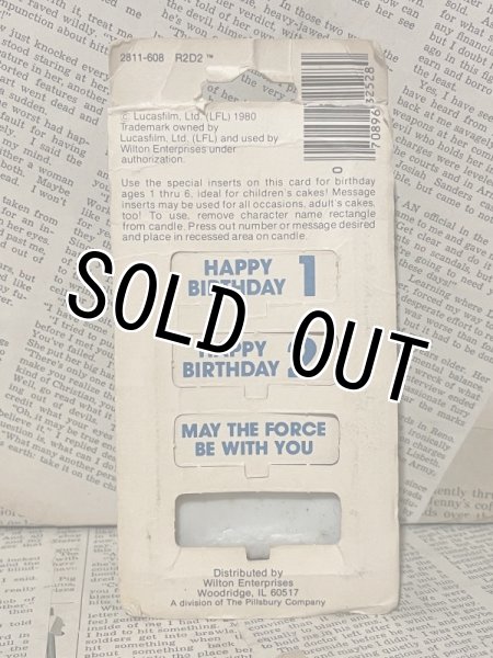 画像3: Star Wars/Cake Candle(80s/R2-D2/MOC) (3)