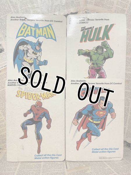 画像2: Super Heroes/Die Cast Figure set(70s/mego/MIB) (2)