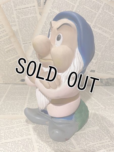 画像2: Seven Dwarfs/Rubber Doll Bank(70s/Grumpy) DI-092 (2)