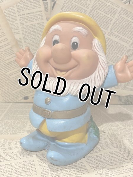 画像1: Seven Dwarfs/Rubber Doll Bank(70s/Happy) DI-093 (1)