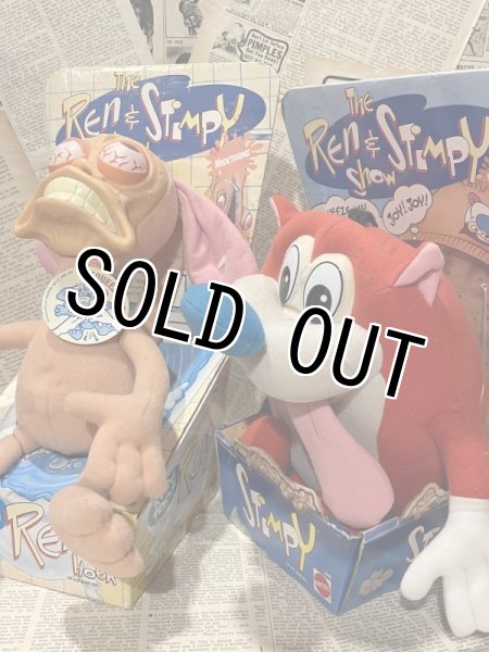 画像2: Ren&Stimpy/Squeeze Plush set(90s/with box) NC-016 (2)