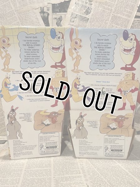 画像3: Ren&Stimpy/Squeeze Plush set(90s/with box) NC-016 (3)