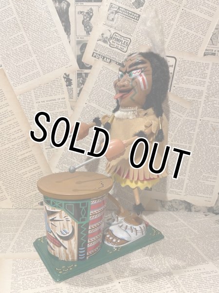 画像2: Nutty Mad Indian/Battery Operated Toy(60s) (2)