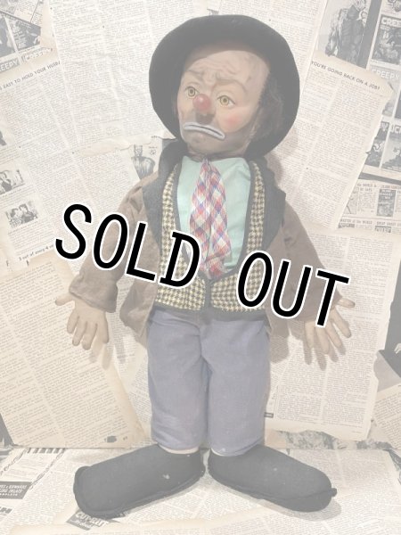 画像1:  Emmett Kelly Clown Doll(50s) (1)