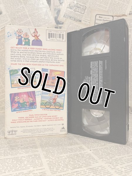 画像2: VHS Tape(Alvin and the Chipmunks/Sing-Alongs) (2)