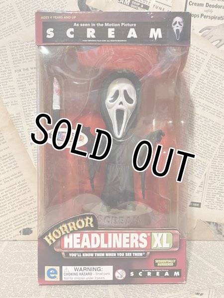 画像1: Horror Headliners XL/Figure(Ghost Face/MIB) (1)