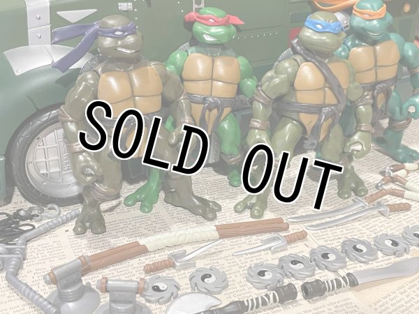 TMNT/Action Figure set(2002/Turtles & Battle Shell/Loose