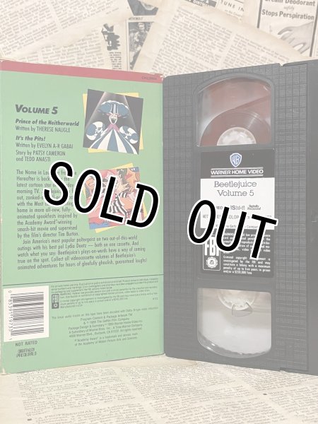 VHS Tape(Beetlejuice/Vol.5) VT-001 - 2000toys高円寺店
