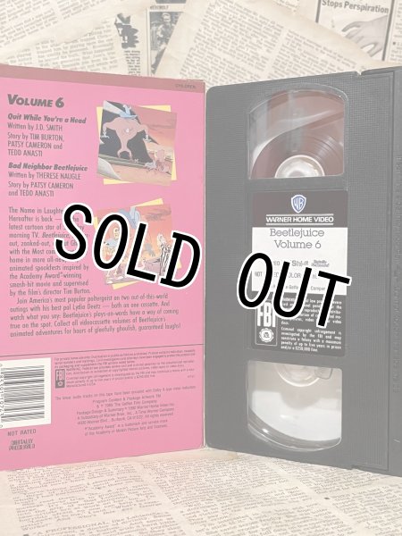 画像2: VHS Tape(Beetlejuice/Vol.6) VT-002 (2)