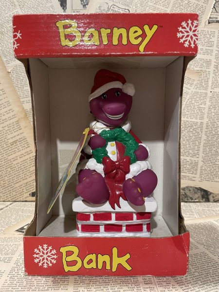 画像1: Barney/Coin bank(90s/MIB) KI-012 (1)