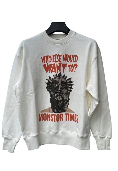 画像1: MONSTOR TIMES/SWEAT SHIRT ( WHO ELSE WOULD WANT TO? ) AP-020 (1)