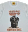 画像2: MONSTOR TIMES/Greeting Tee Shirt ( WHO ELSE WOULD WANT TO? ) AP-007 (2)