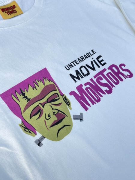 画像2: MONSTOR TIMES/Movie Monstor Tee Shirt LS ( WHITE ) AP-033 (2)