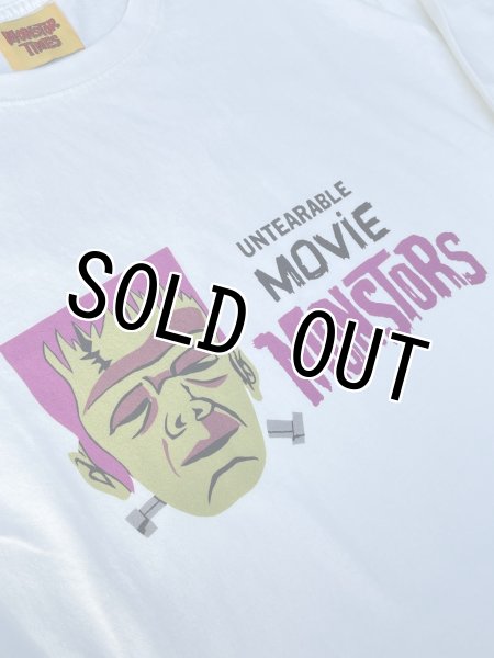 画像2: MONSTOR TIMES/Movie Monstor Tee Shirt LS ( WHITE ) AP-033 (2)