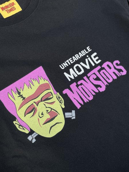 画像2: MONSTOR TIMES/Movie Monstor Tee Shirt LS ( BLACK ) AP-034 (2)