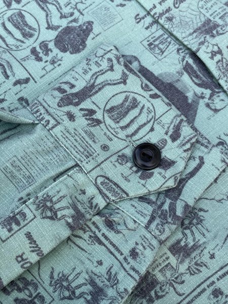 画像5: MONSTOR TIMES/Monstor Instructions Shirt LS ( GREEN ) AP-038 (5)