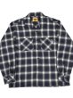 画像1: MONSTOR TIMES/MT BARUDEN Check Shirt LS ( BLUE ) AP-044 (1)