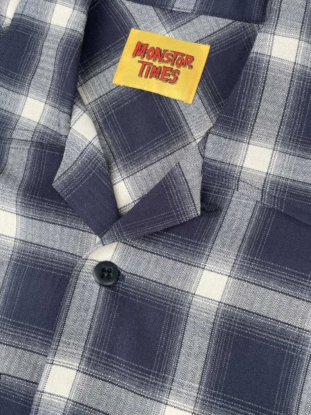 画像3: MONSTOR TIMES/MT BARUDEN Check Shirt LS ( BLUE ) AP-044 (3)