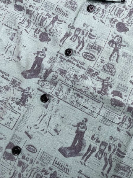 画像3: MONSTOR TIMES/Monstor Instructions Shirt SS ( GREEN ) AP-049 (3)