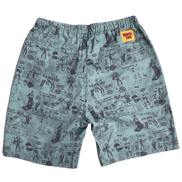 画像2: MONSTOR TIMES/Monstor Instructions Shorts ( GREEN ) AP-051 (2)