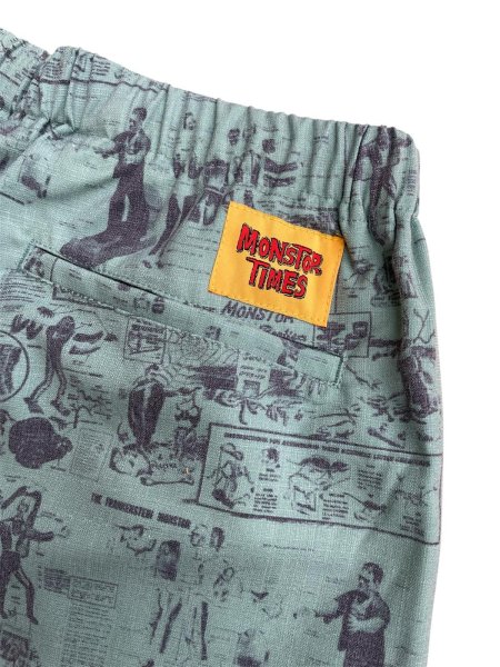 画像3: MONSTOR TIMES/Monstor Instructions Shorts ( GREEN ) AP-051 (3)