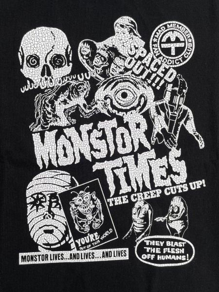画像2: MONSTOR TIMES/Monstor Special 1 Tee Shirt ( BLACK ) AP-061 (2)