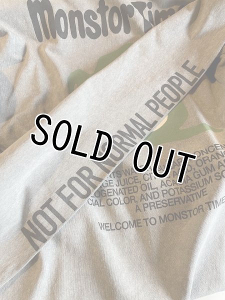 画像4: MONSTOR TIMES/I'M A MONSTOR Tee Shirt LS ( GRAY ) AP-014 (4)