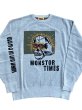 画像1: MONSTOR TIMES/SKULL RING Jacquard Knit ( OATMEAL ) AP-081 (1)