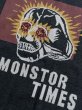画像2: MONSTOR TIMES/SKULL RING Jacquard Knit ( BLACK ) AP-082 (2)