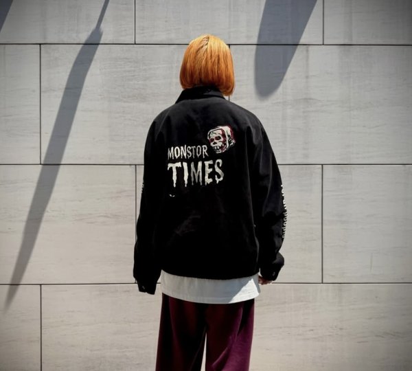 画像8: MONSTOR TIMES/BAT & SKULL Jacket ( BLACK ) AP-084 (8)